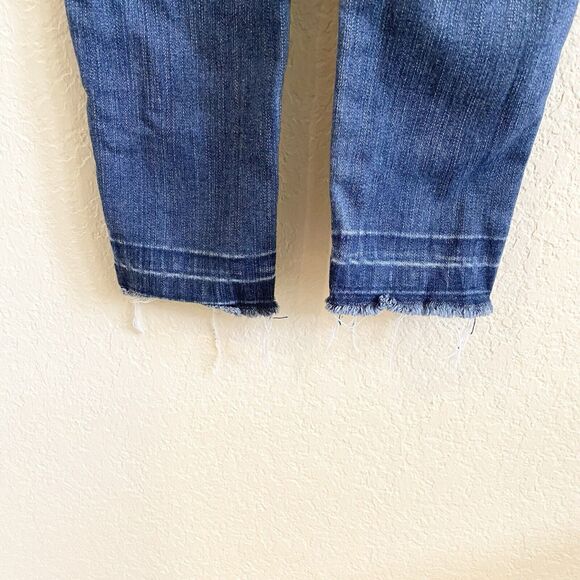 Judy Blue Womens Size 1/25 Patched Rip Skinny Jeans Stretch Raw Hem - Picture 8 of 13